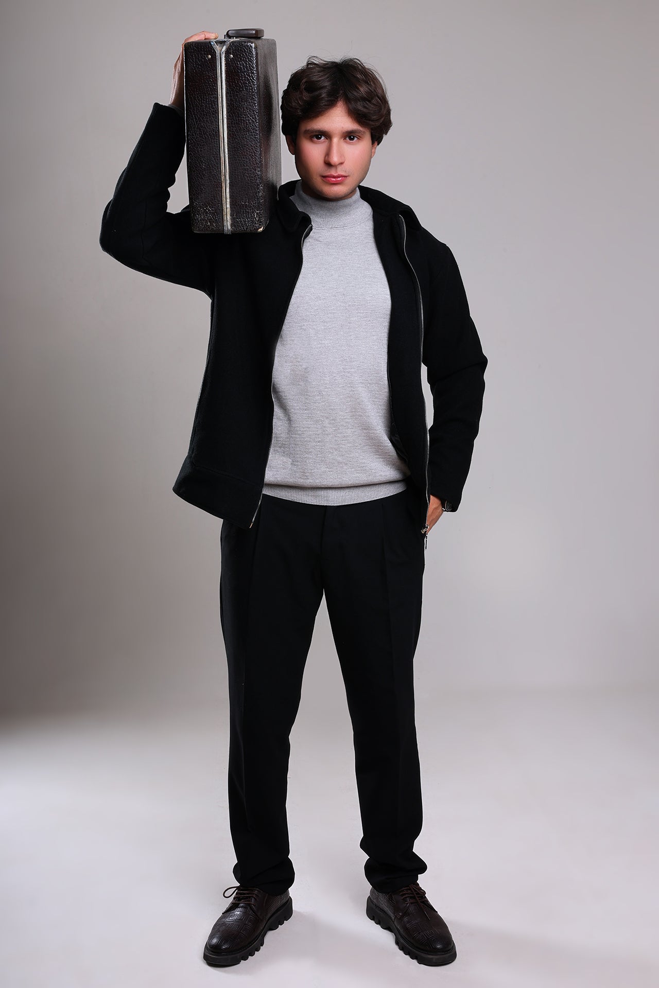 Black Wool Jacket (classic)