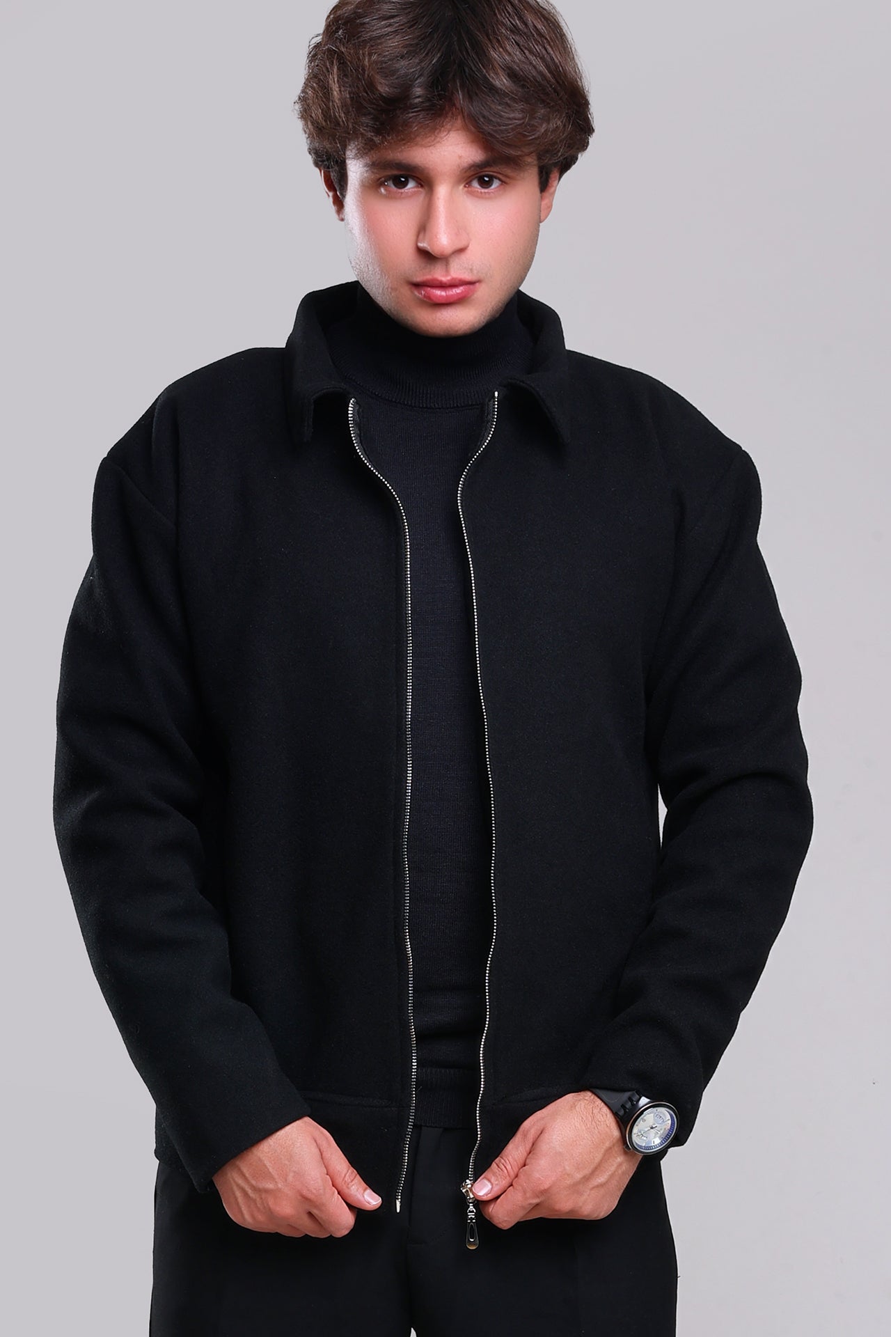 Black Wool Jacket (classic)
